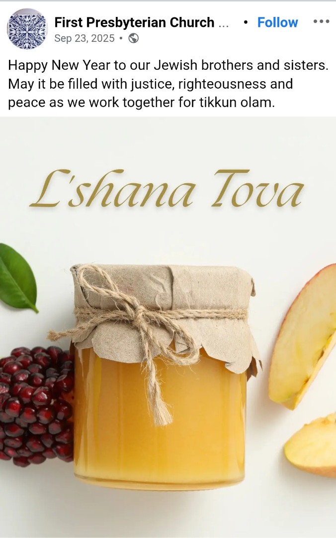 First Presbyterian Church working for Tikkun Olam